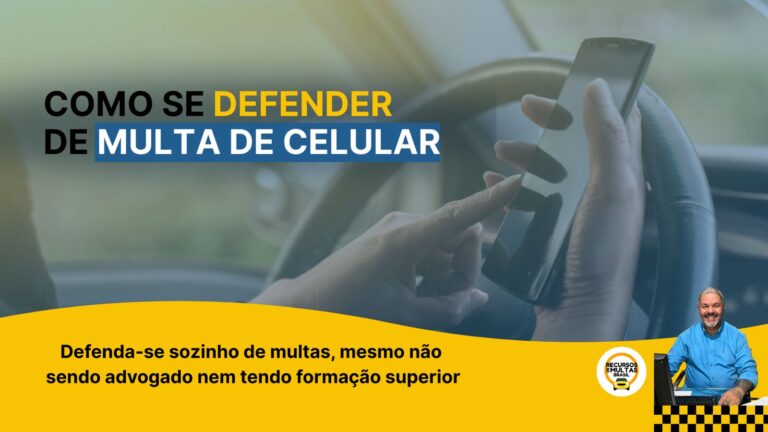 RECURSO PARA MULTA DE CELULAR