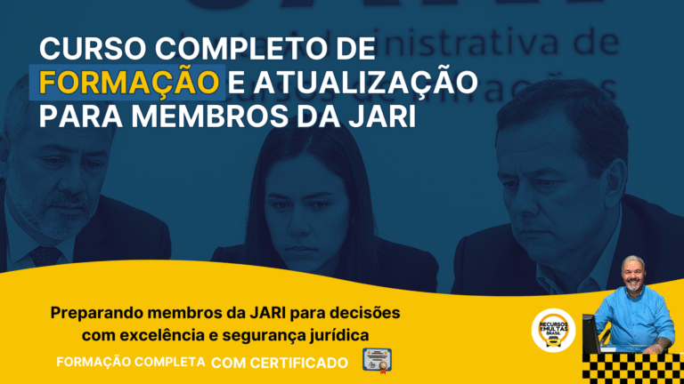 CURSO DE FORMAÇÃO E ATUALIZAÇÃO PARA MEMBROS DA JARI
